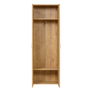 Ahşap Gardırop, Elbise Dolabı, Çok Amaçlı Dolap, Dolap & Temizlik Dolabı, 60x34x180cm