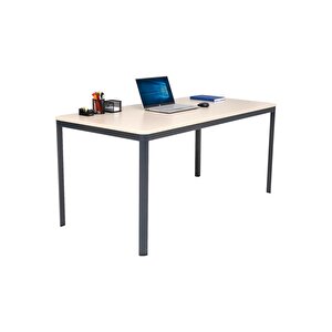Çok Amaçlı D Profil Masa, Mutfak Masası, Home Ofis Masa, Yemek Masası, Bilgisayar Masası, 140x80cm