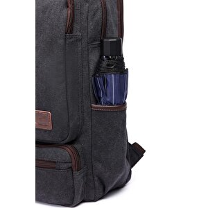 C-active Kanvas Kumaş Büyük Boy Sırt Çantası 1260 Gri