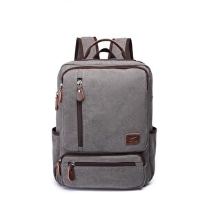 C-active Kanvas Kumaş Büyük Boy Sırt Çantası 1260 Gri