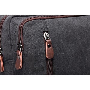 C-active Kanvas Kumaş Büyük Boy Sırt Çantası 1260 Gri