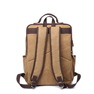 C-active Kanvas Kumaş Büyük Boy Sırt Çantası 1260 A.kahve