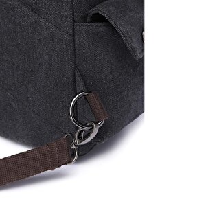 C-active Kanvas Kumaş Orta Boy Sırt Çantası 1272 Gri