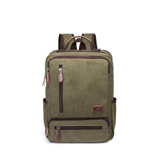 C-active Kanvas Kumaş Büyük Boy Sırt Çantası 1260 K.yeşil