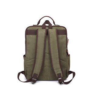 C-active Kanvas Kumaş Büyük Boy Sırt Çantası 1260 K.yeşil