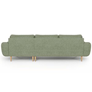 Klem 280 X 171 Köşe Ahşap Ayak - Fitilli Kadife