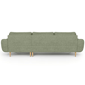 Klem 280 X 171 Köşe Ahşap Ayak - Fitilli Kadife