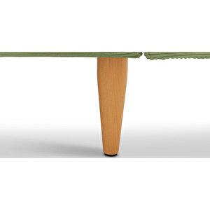 Klem 280 X 171 Köşe Ahşap Ayak - Fitilli Kadife
