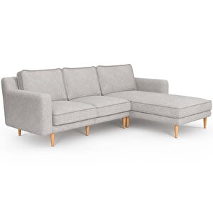 Klem Slim 240 X 171 Köşe Ahşap Ayak - Keten Çakıl