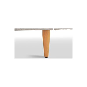 Klem Slim 240 X 171 Köşe Ahşap Ayak - Keten