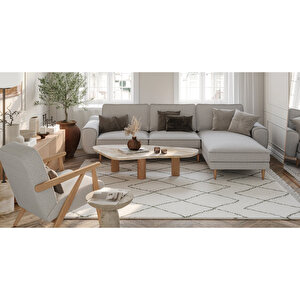 Klem 280 X 171 Köşe Ahşap Ayak - Keten Çakıl