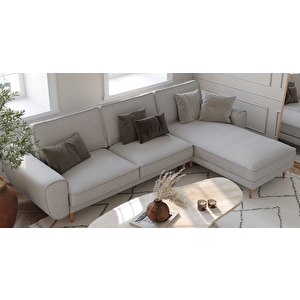 Klem 280 X 171 Köşe Ahşap Ayak - Keten Çakıl