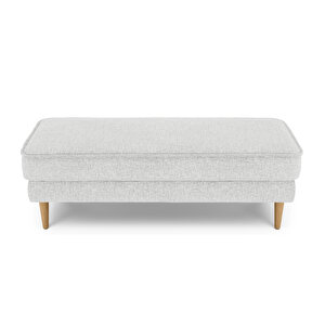 Klem Bench Ahşap Ayak - Keten Çakıl