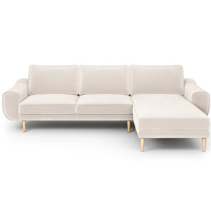 Klem 280 X 171 Köşe Ahşap Ayak - Kadife Vanilya