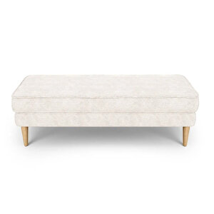 Klem Bench Ahşap Ayak - Fitilli Kadife Kemik