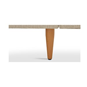 Klem Slim 266 X 171 Köşe Ahşap Ayak - Doğal Doku