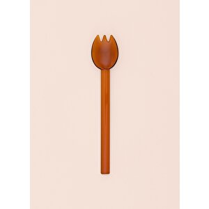 The Mia Abiete Dondurma Ve Tatlı Kaşığı Amber 6lı Set