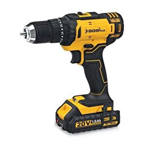 Sgs Akülü Darbeli Matkap/vidalama Seti 20 Volt 1,5 Ah