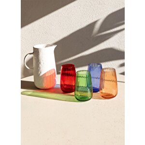The Mia Cam Su Bardağı Kırmızı 600 Ml Brd0122