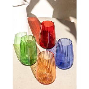Cam Su Bardağı Yeşil 600 Ml Brd0125