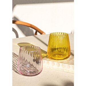 Cam Su Bardağı Sarı 450 Ml Brd0129
