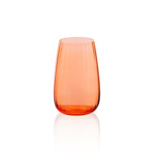 Cam Su Bardağı Turuncu 600 Ml Brd0123
