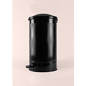 The Mia Stripe Mutfak Çöp Kovası Siyah 24 Lt