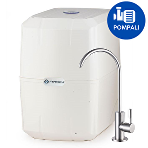 Alkali Plus Mineralli Pompalı Su Arıtma Cihazı - Beyaz