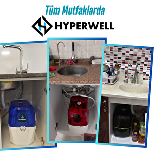 Hyperwell Turkuaz 10 Aşamalı Mineralli Pompalı Su Arıtma Cihazı