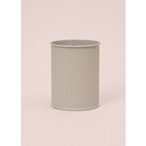 The Mia Stripe Tezgah Üstü Kaşıklık Bej 13x11 Cm