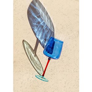 Şarap Kadehi Mavi 500 Ml