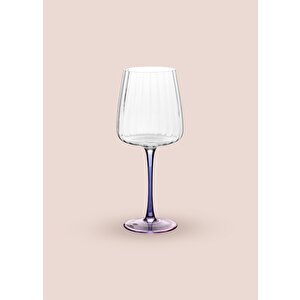 The Mia Şarap Kadehi Mavi Pembe 500 Ml