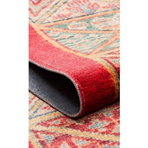 Cool Halı Vintage 04 Multi Antik Desen Makinede Yıkanabilir Kaymaz Dijital Baskı Ince Mutfak Halısı