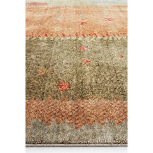 Cool Halı Galata 07 Bej Halı Otantik Salon Halısı İskandinav Halı Bambu Halı El Dokuma Koridor Halı