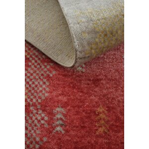 Cool Halı Galata 07 Bej Halı Otantik Salon Halısı İskandinav Halı Bambu Halı El Dokuma Koridor Halı