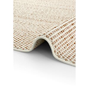 Cool Halı Olinda 1107 Taba Oturma Odası Halısı Yumuşak İskandinav Halı Yolluk Bukle Salon Halısı