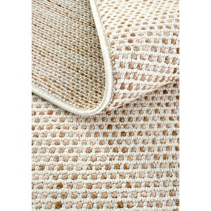 Cool Halı Olinda 1107 Taba Oturma Odası Halısı Yumuşak İskandinav Halı Yolluk Bukle Salon Halısı