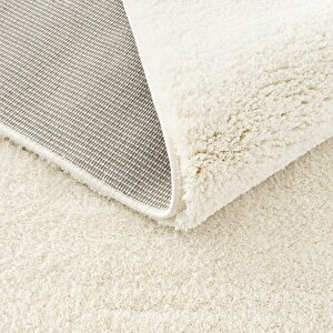 Cool Halı Comfy 1006 Krem Kolay Kullanım Hav Toz Vermez Yumuşak Dokulu Uzun Tüylü Modern Shaggy Halı