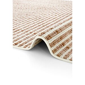 Cool Halı Olinda 1103 Taba Oturma Odası Halısı Yumuşak İskandinav Halı Yolluk Bukle Salon Halısı