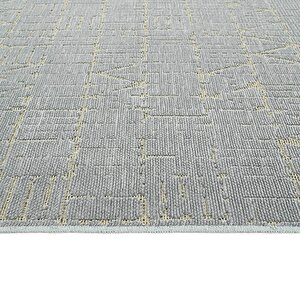 Cool Halı Berry 8205 Gri Halı Bohem Oturma Odası Halısı Kaymaz Halı Kesme Halı Yolluk Halı Kilim