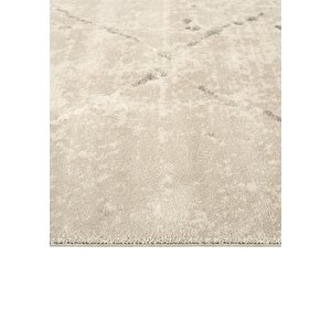 Cool Halı Arles 4327 Gri Krem Halı Oturma Odası Dokuma Makine Halısı Kesme Halı Yolluk Salon Halısı