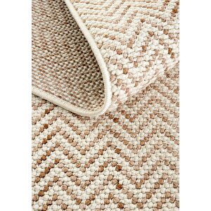 Cool Halı Olinda 1110 Taba Oturma Odası Halısı Yumuşak İskandinav Halı Yolluk Bukle Salon Halısı