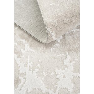 Cool Halı Arles 4328 Krem Beyaz Halı Yatak Odası Halısı Dokuma Makine Halısı Kesme Halı Salon Halısı