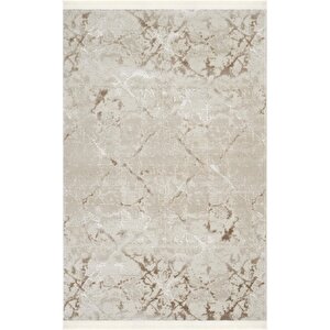 Arles 4329 Krem Vizon Halı Dokuma Makine Halısı Kesme Halı Yolluk Yatak Odası Halısı 200x250 cm