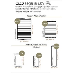 Olinda 1110 Taba Oturma Odası Halısı Yumuşak İskandinav Halı Yolluk Bukle Salon Halısı 100x150 cm