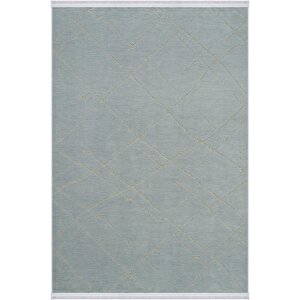 Berry 8208 Gri Halı Salon Halısı İskandinav Halı Kesme Halı Yolluk Halı İnce Halı Kilim 160x230 cm