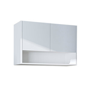 Çamaşır-kurutma Makinesi Dolabı Kapaklı Üst Dolabı Banyo Dolabı 100 Cm