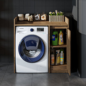 Çamaşır-kurutma Makinesi Dolabı Tek Kapaklı Banyo Dolabı 100 Cm