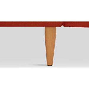 Klem Tekli Koltuk Large Ahşap Ayak - Kadife