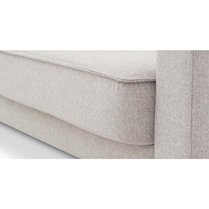 Klem Slim Tekli Koltuk Large Ahşap Ayak - Keten